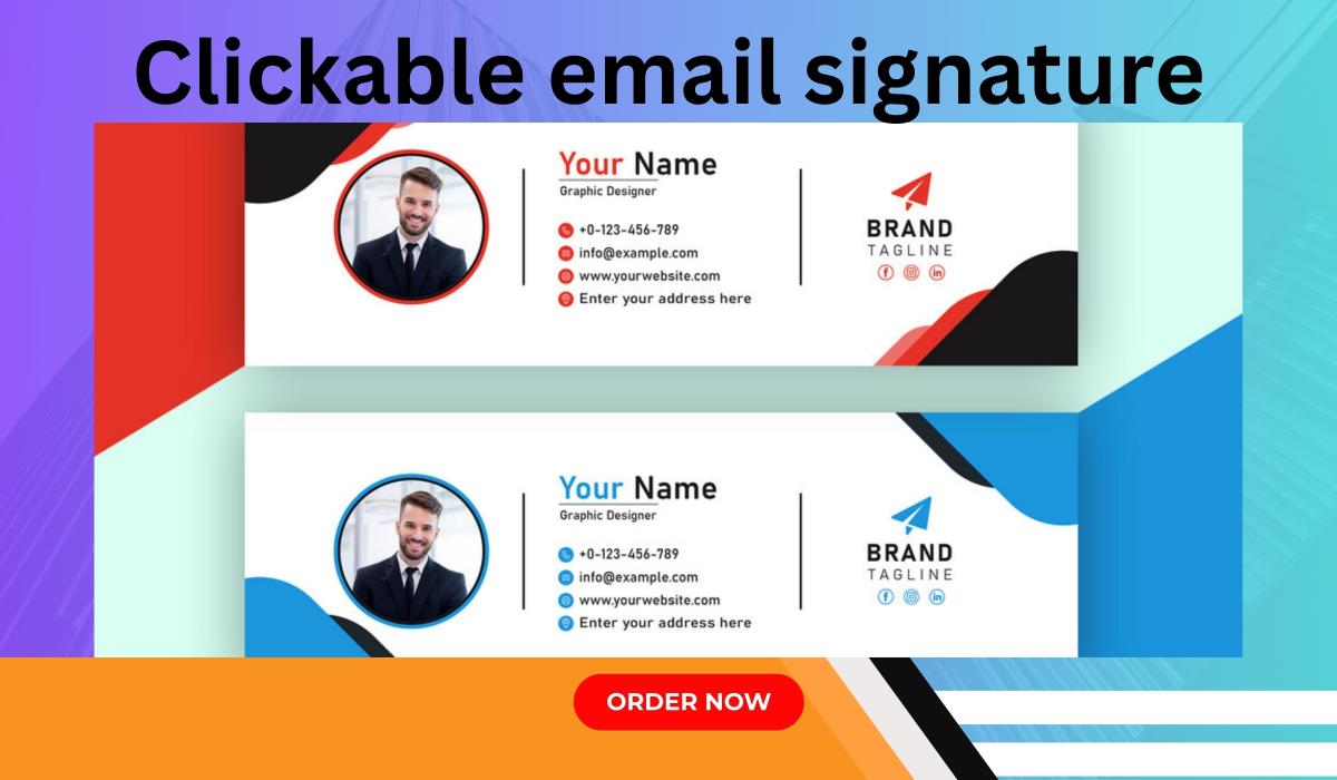 I Will Create a Modern Responsive Email Signature for Gmail and Outlook