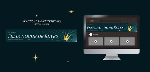 The Wise Men YouTube Banner Template – Free Download