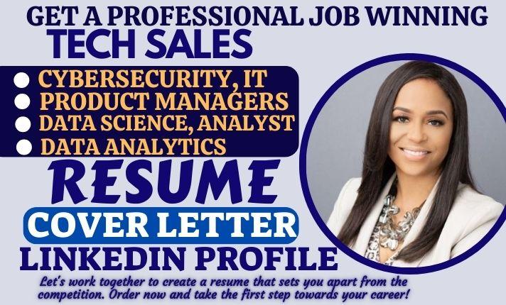 I Will Write Cybersecurity Tech Sales Data Science Data Analyst Business Analyst Resume