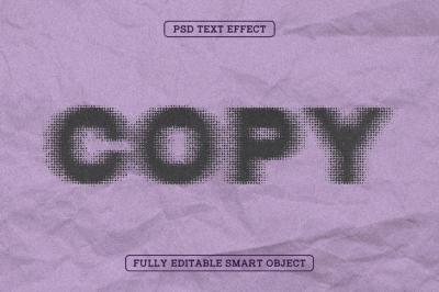 3D Text Effect in Halftone Style – Free Download