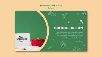 Back to School Template Banner – Free Download