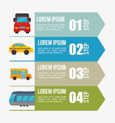 Transport Cars Infographic – Download Free Stock Photo