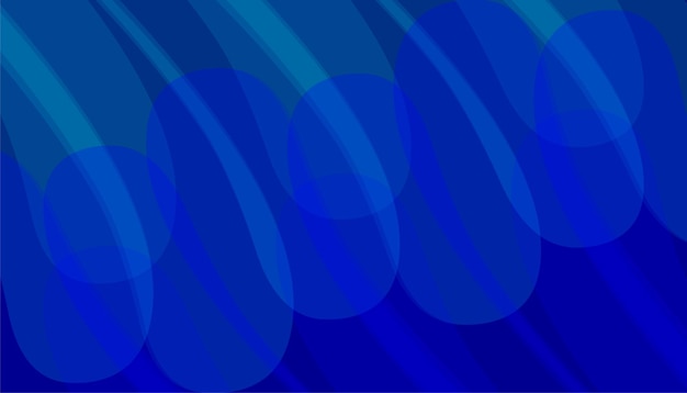 Abstract Blue Background Vector Template – Free Download