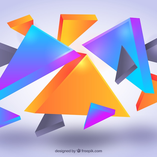 Triangular Shapes Abstract Background – Free Download