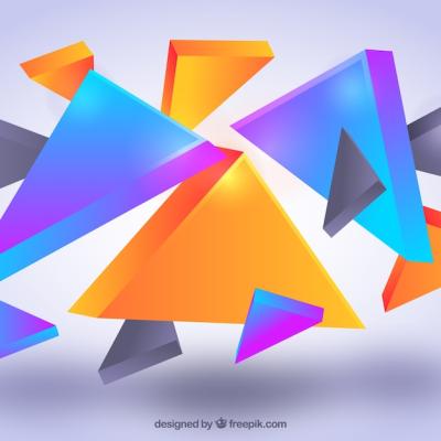 Triangular Shapes Abstract Background – Free Download