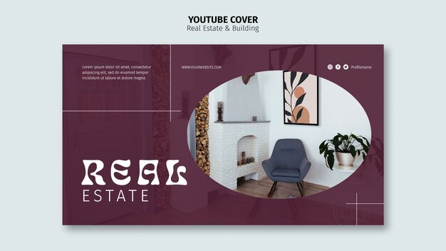 Real Estate and Building YouTube Cover – Free Download