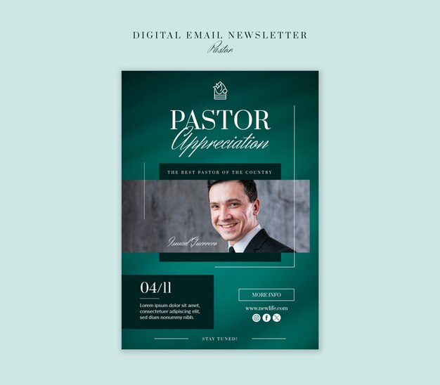 Pastor Template Design – Free Download for Stunning PSD Templates