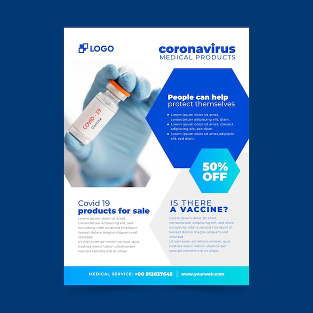 Coronavirus Medical Products Flyer – Free Download