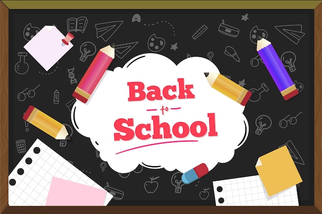 Back to School Background for Creative Projects – Free Download