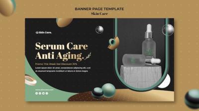 Banner Template for Skin Care Products – Free Download