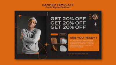 Cool Fashion Banner Template – Free Download