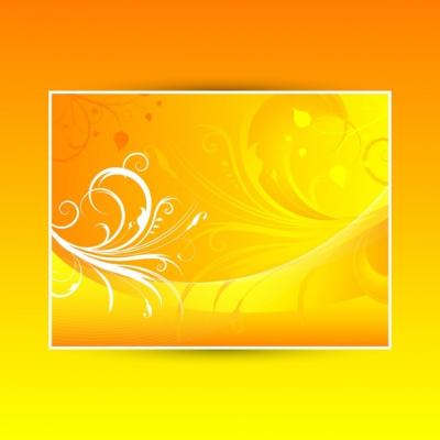 Warm Summer Colors in Abstract Floral Background – Free Download