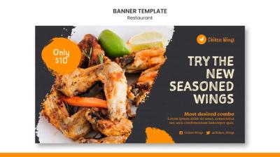 Food Restaurant Banner Template – Free Download