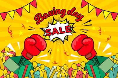 Hand Drawn Boxing Day Sale – Free Download Stock Photo