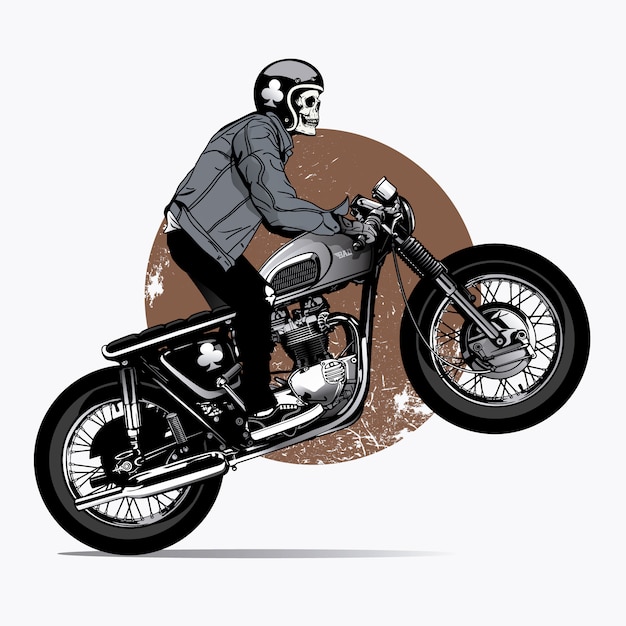 Skeleton Riding a Motorbike – Free Stock Photo, Download for Free