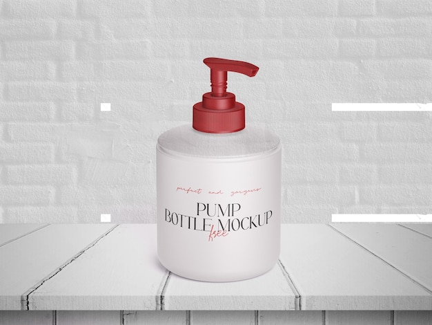 Cosmetic Spray Bottle Mockup – Free Download