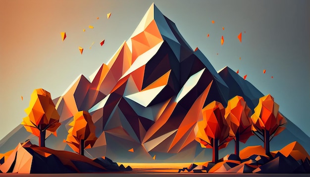 Autumn Mountain Forest Landscape – Free Download