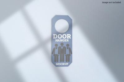 Round Door Hanger Mockup Set – Free Download