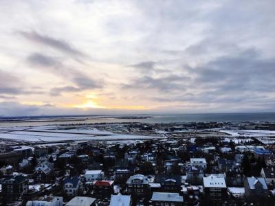 Aerial View of City by the Sea Against Sky – Free Stock Photo Download