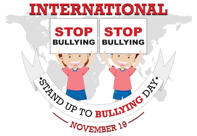 Poster Design for International Stand Up to Bullying Day – Free Download