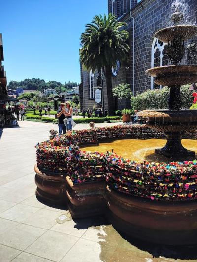 Padlocks on Water Fountain on a Sunny Day – Free Stock Photo, Download for Free