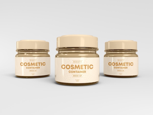 Cosmetic Container Mockup – Free Stock Photo for Download