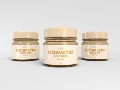 Cosmetic Container Mockup – Free Stock Photo for Download