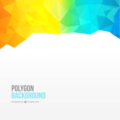 Colorful Polygon Background – Free Download Stock Photo