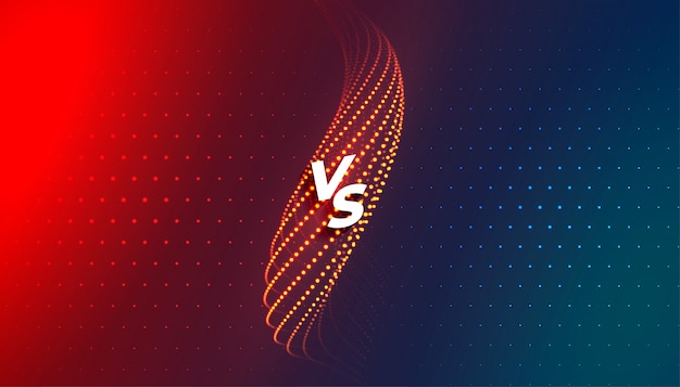 Versus Comparison Screen Background Template Design – Free Download