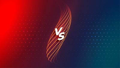 Versus Comparison Screen Background Template Design – Free Download