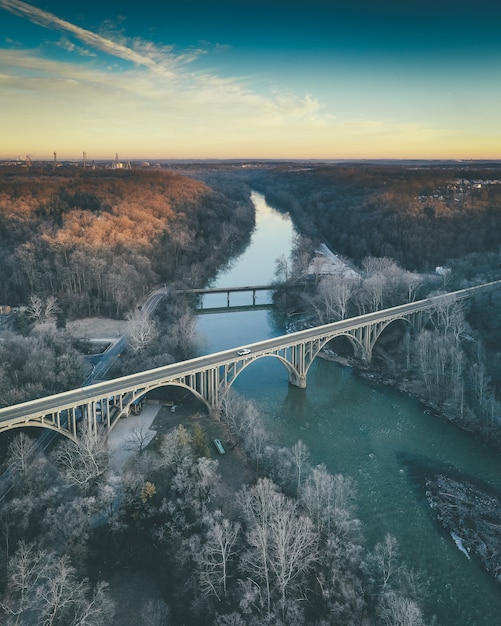 Bridges on the River – Free Stock Photo for Download