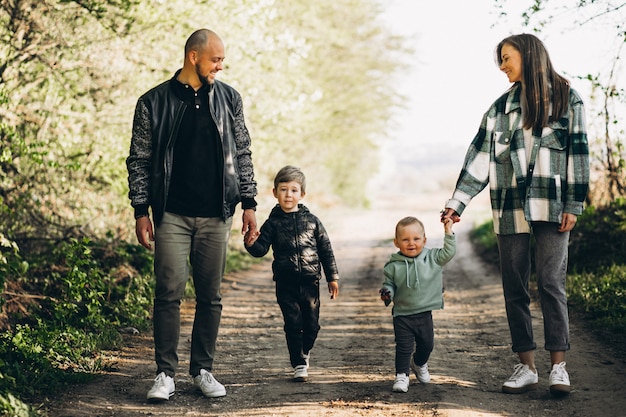 Young Parents Enjoying Nature with Their Kids – Free Stock Photo for Download