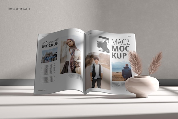 Magazine Mockup and Catalog Cover Page – Free Download, Download Free Stock Photo