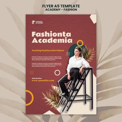 Fashion Academy Poster Design Template – Free Download