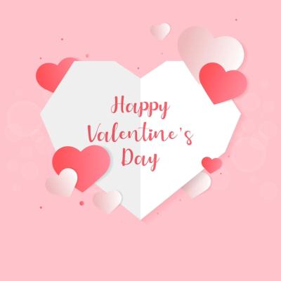 Valentine’s Day Vector Template – Free Download