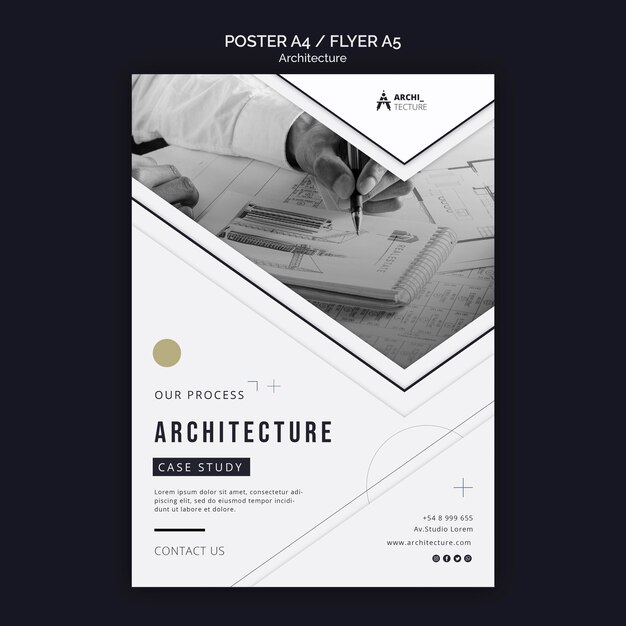 Architecture Concept Flyer Template – Free Download