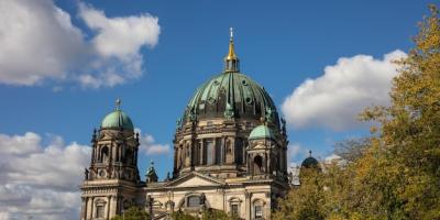 Berlin Cathedral Dome Against a Blue Sky – Free Stock Photo for Download