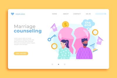 Divorce Landing Page Template – Free Download