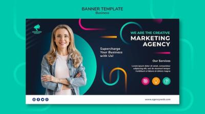 Business Company Banner Template – Download Free Stock Photo