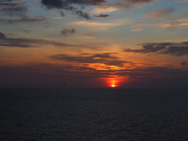 Stunning Sunset Over the Sea – Free Download for Stock Photos