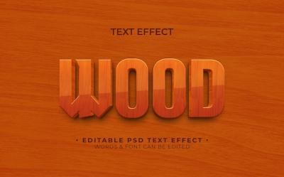 Wood Text Effect – Free Download, Free Stock Photo