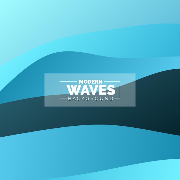 Abstract Water Wave Vector Background Design – Free Download