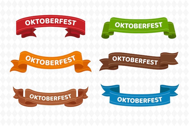 Oktoberfest Ribbons Collection – Free Download Free Stock Photo