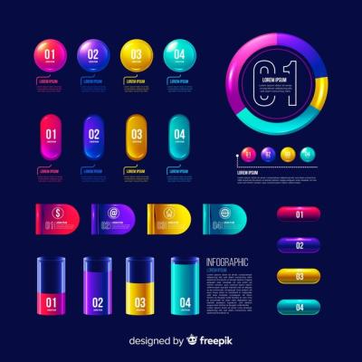 Infographic Element Collection – Free Download, Download Free Stock Photo