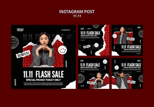 11.11 Flash Sale Instagram Posts – Download Free Stock Photos