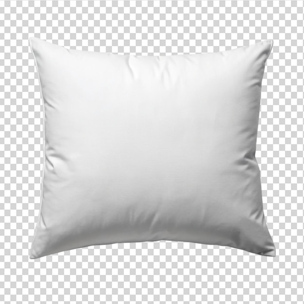 A Single White Pillow on Transparent Background – Free Download