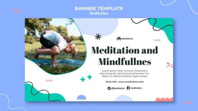 Meditation and Mindfulness Banner – Free Download