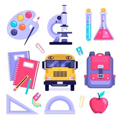 Back to School Elements Collection – Free Download