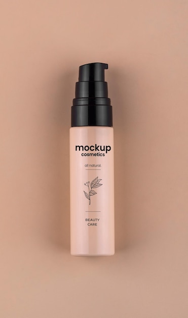 Cosmetic Foundation Mockup – Free to Download