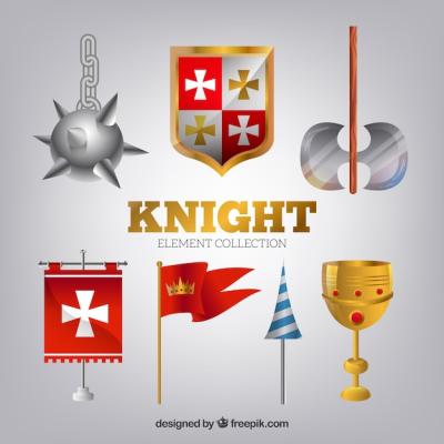 Realistic Medieval Weapons and Flags – Free Download